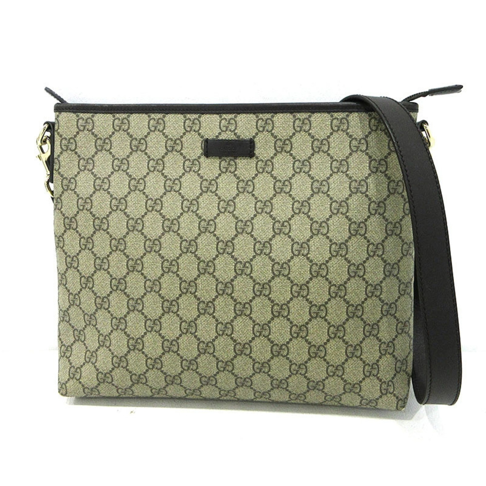 Gucci GG Supreme Shoulder Bag Beige Cream